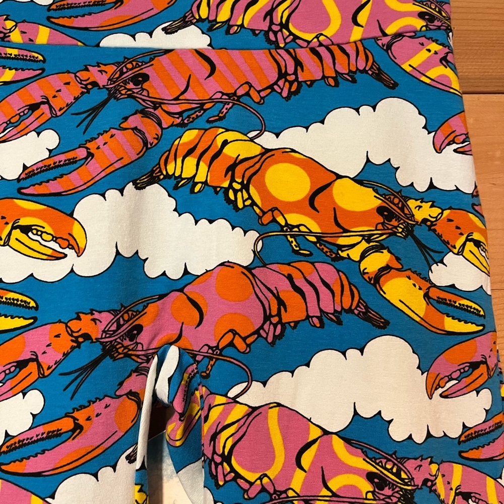 Nooworks NWT lobster dreams leggings - Picture 3 of 4